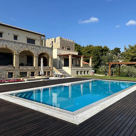 Villa Kalamos / Sea View And Pool Nearby Athens Exterior foto