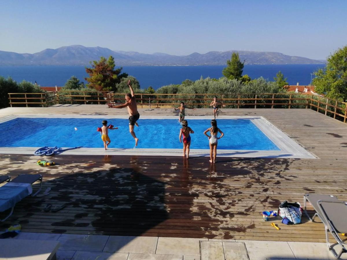 Villa Kalamos / Sea View And Pool Nearby Athens Exterior foto
