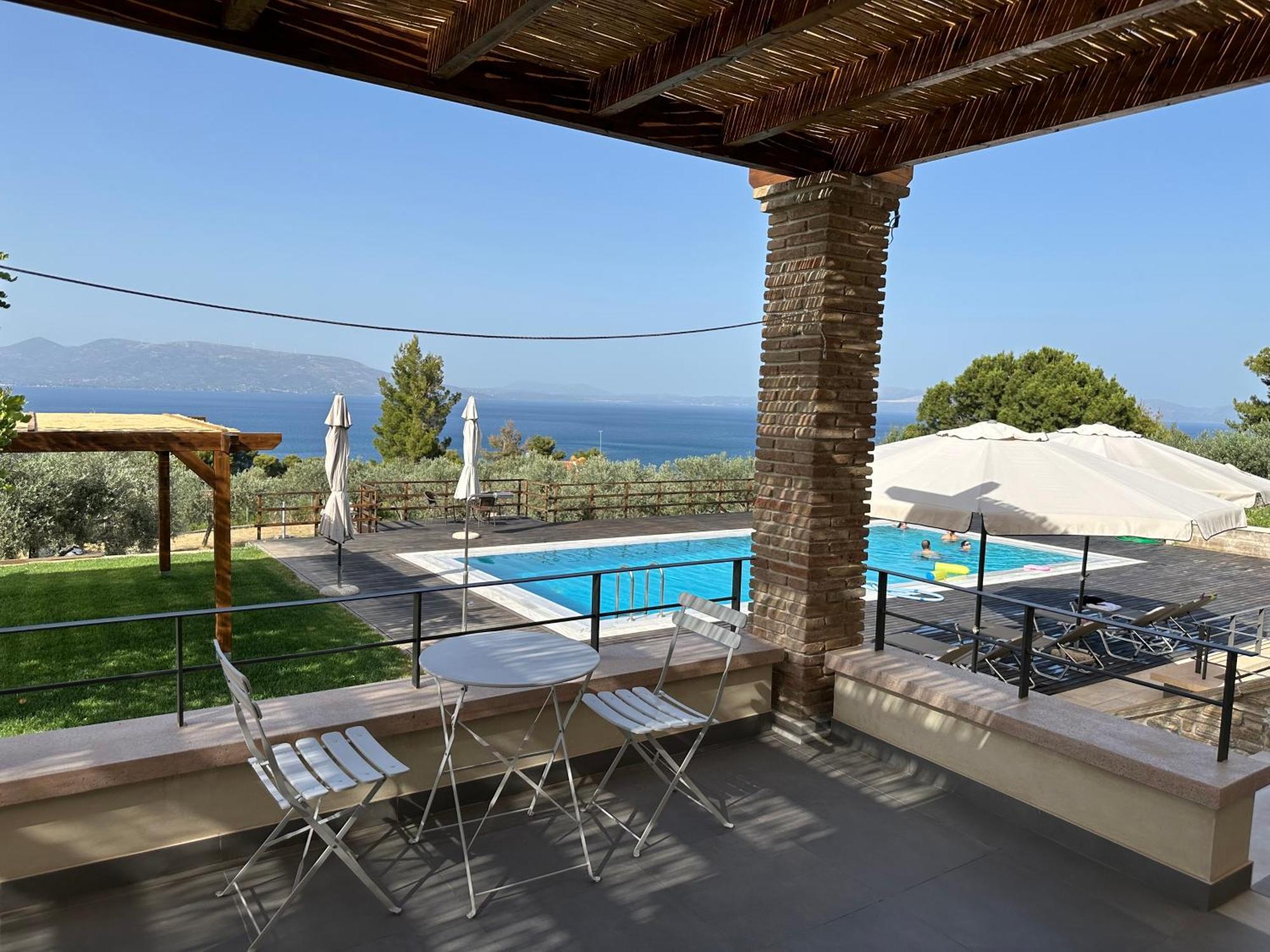 Villa Kalamos / Sea View And Pool Nearby Athens Exterior foto
